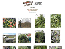 Tablet Screenshot of greenhousespring.goodeacres.com